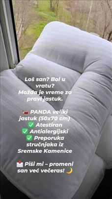 Antialergijski Panda jastuk 