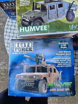 Elite Force tenk Abrams Humvee motocikl 1/18