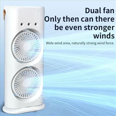 LED klima sa dva ventilatora i ovlaživačem vazduha