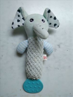 Zvečka SKK Baby slonče 21 cm. očuvana
