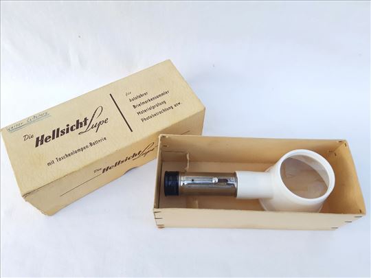 Vintage 60e "Die Hellsicht Lupe" Germany lupa