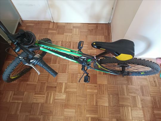 Bicikl Polar Sonic crno-zeleni