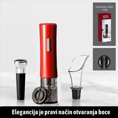 Električni otvarač za flaše za vino