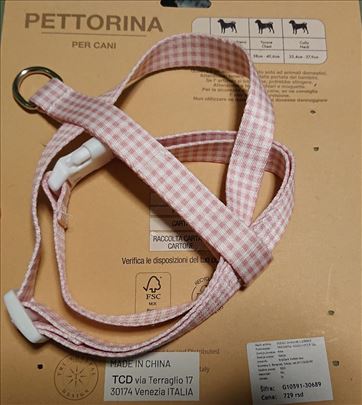 Pettorina povodac roze boje