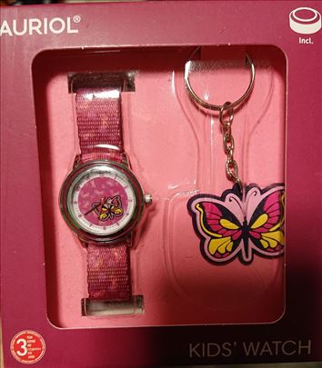 Satić, roze, nov, sa priveskom za ključeve