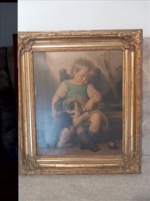 Slika ulje na platnu  19 vek