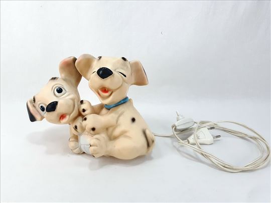 Vintage Disney Biserka Zagreb gumena lampa 1960e
