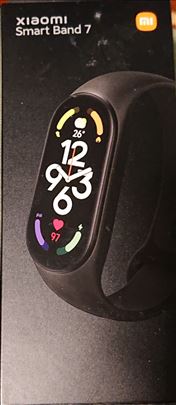 Xiaomi fitnes narukvica smart Band 7, crna, nova