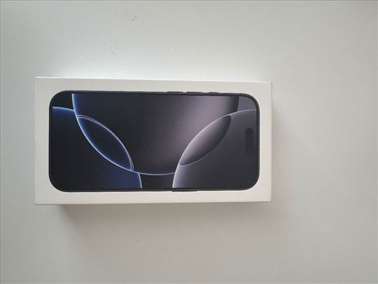 iPhone 16pro 128gb crni