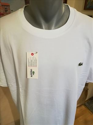 Nova muska markirana majica Lacoste Bela 5XL 6XL
