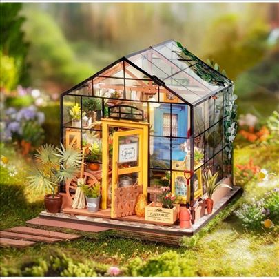 Robotime - Cathy's flower house, 3D slagalica