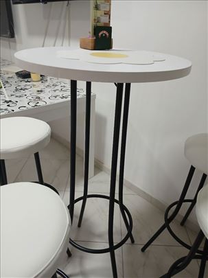 Separe od eko koze i barski stolovi I stolice