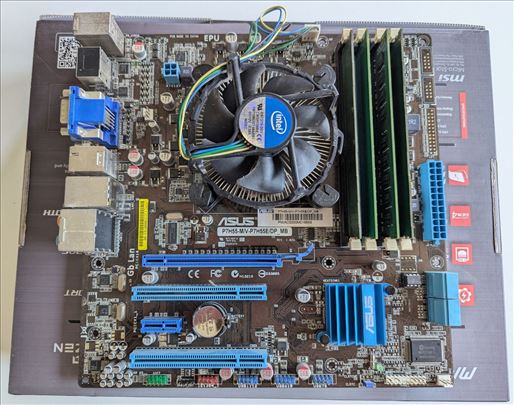 ASUS P7H55E + i5 760 2.8GHz + 8GB DDR3