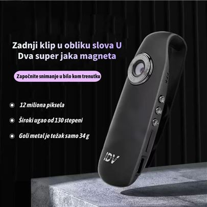 Bodi kamera mini kamera Ful HD Bođ kamera, novo