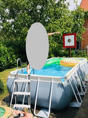 INTEX Bazen pvc 4m x 2m x 1m prism frame 