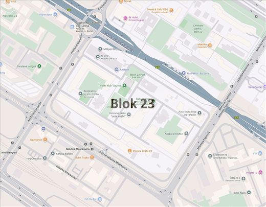 Izdajem jednoiposoban namešten stan u bloku 23