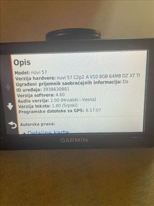 Garmina ( 57 lmt,56 lmt,50 lmt i 66 lmt)