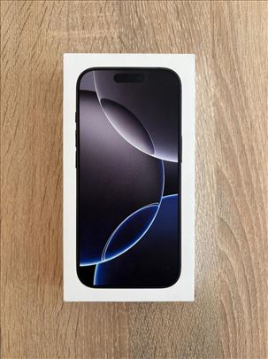 iPhone 16 Pro 256GB – Black Titanium – neotpakovan