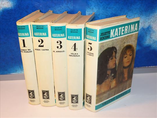 Katerina 1-5 komplet Juliette Benzoni