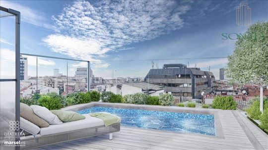 Penthouse 6.0 sa pogledom na Hram Svetog Save