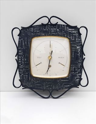 Vintage 80e Lufft barometar-termometar