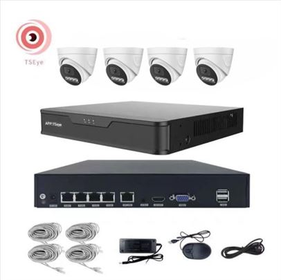 POE Set za video nadzor sa 4 kamere 5MP