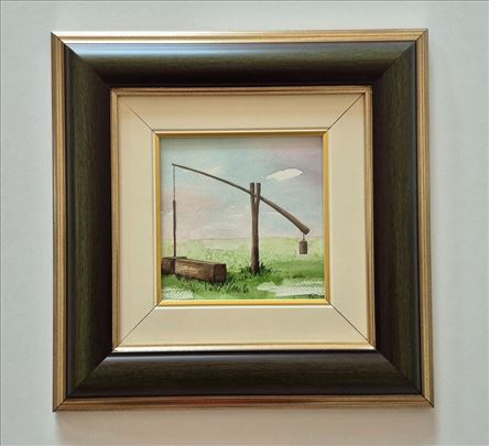 Slika - Djeram, akvarel. Minijatura