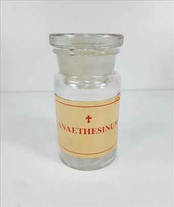 Apotekarska/Medicinska boca duvano staklo