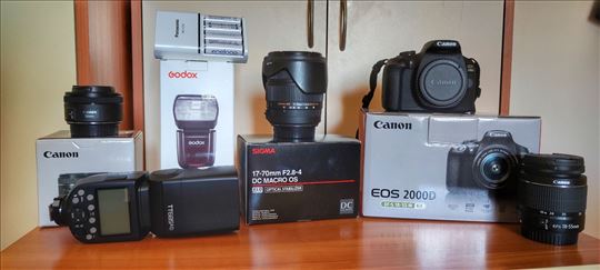 Oprema za početnike Eos 2000d
