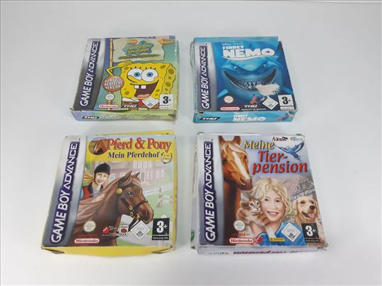 Nintendo Game Boy Advance 4 igre