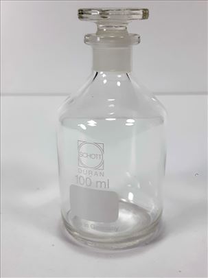 Vintage Schott Duran medicinska boca 100 ml