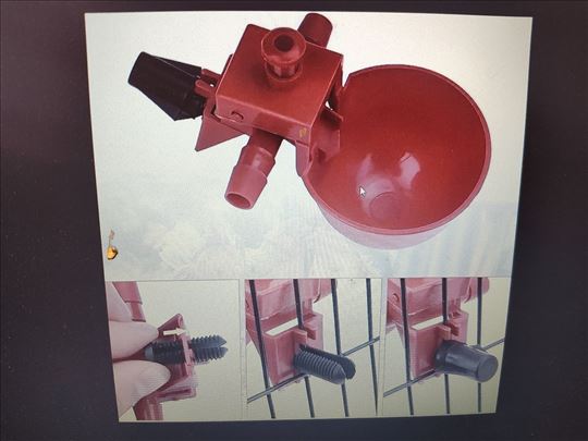 Automacke pojilice za piliće i prepelice kavezni s