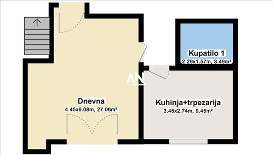 Gospodara Vučića. Zgrada iz 2014 Stan bez ulaganja