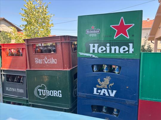 Pivske gajbe Amstel,Tuborg,Zaječarsko,Lav,Jelen