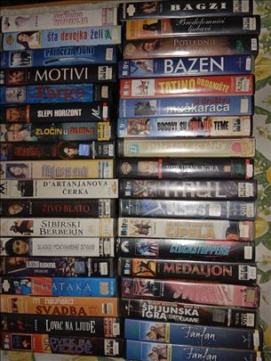 VHS filmovi 300din komad
