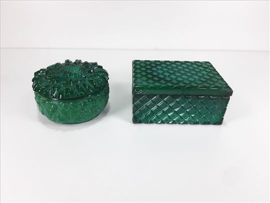 Ceska bohemia zad malahit kutije za nakit set