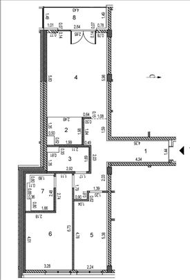 Kosa Kvart, nov trosoban, garaža opciono