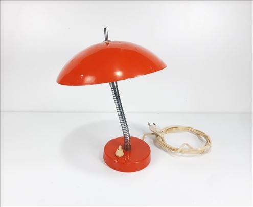 Vintage 70e Space Age orange Rul 'pečurka' lampa