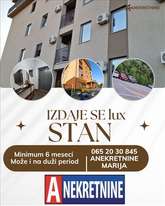 Izdaje se LUX garsonjera sa velikom terasom 
