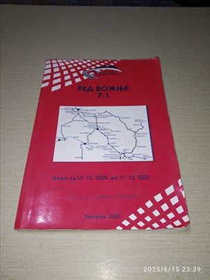 Red voznje 7.1 Zeleznice Srbije
