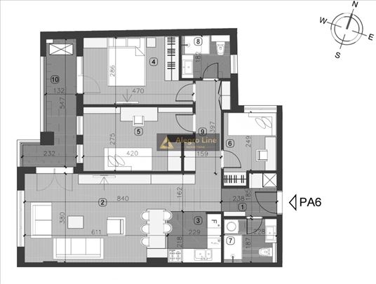 Trosobni stan - poslovni apartman u kompleksu Vojv