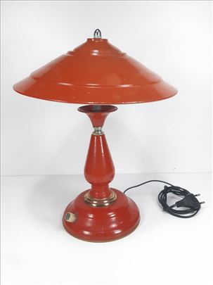 Vintage Space Age Orange metalna 'pecurka' lampa
