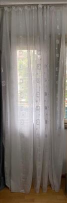 Zavesa bela 3m-
