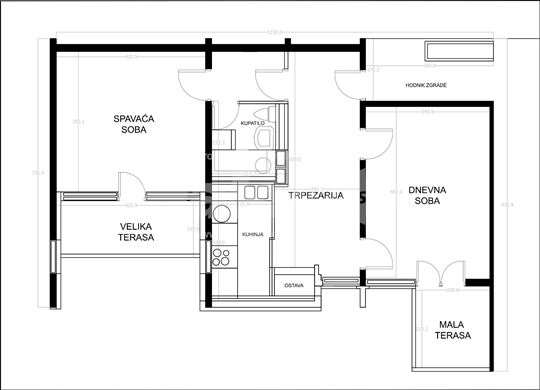 Izdaje se kompletno namešten stan – 73m²