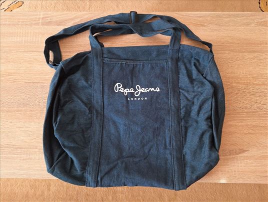 Nova Pepe jeans veća torba od džinsa teksas