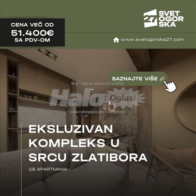 Apartman 28 m2 Zlatibor - Najbolja lokacija Centar