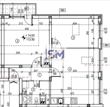 Karaburma, nov stan 61m2