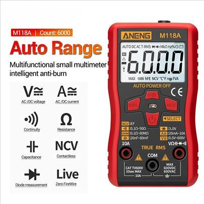  Digitalni Multimetar Smart True RMS, Autorange