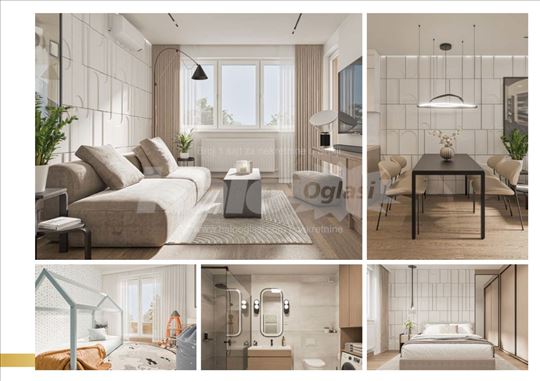 Trosoban stan – 71,60 m² (Lamela 6, II faza Sokoli