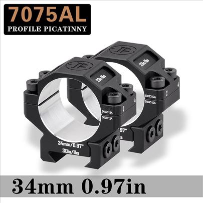 DISCOVERYOPT premium 7075AL nosači 34 mm